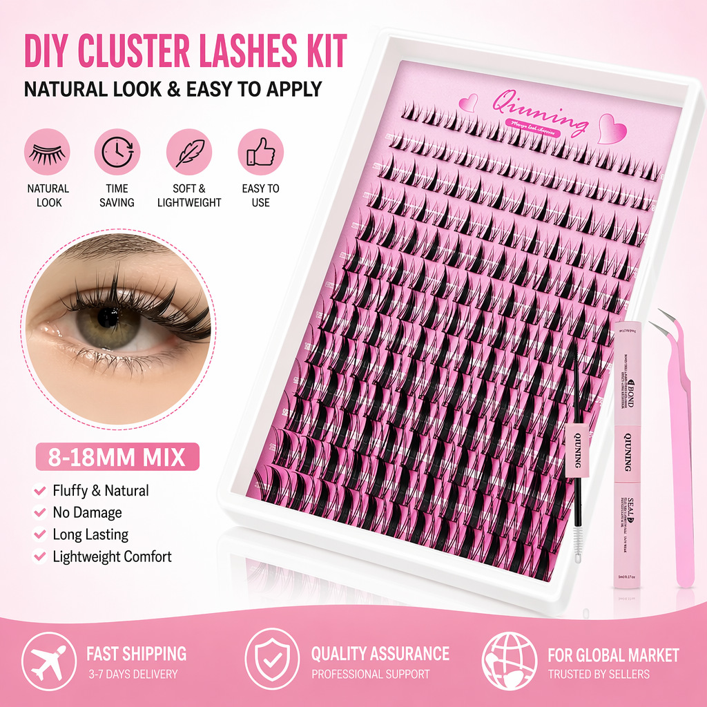 Eyelash Extension Wet Look - QIUNING Kirpik Demetleri Manga Kirpik Demetleri