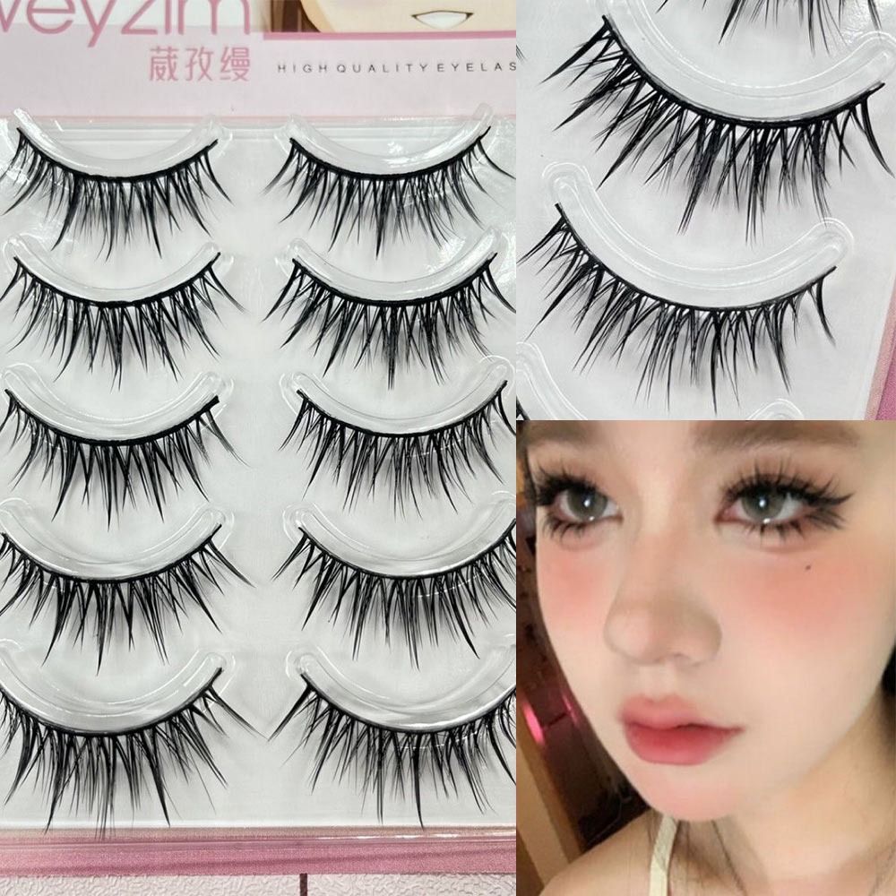Eyelash Extension Japanese - 5 Çiftli Paket Japon Cosplay Takma