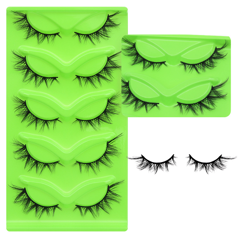 Eyelash Extension Japanese - 5 Çift Kalın Kabarık Takma Kirpik