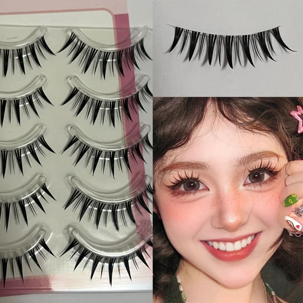 Eyelash Extension Japanese - 5 Çiftli Paket Japon Cosplay Takma