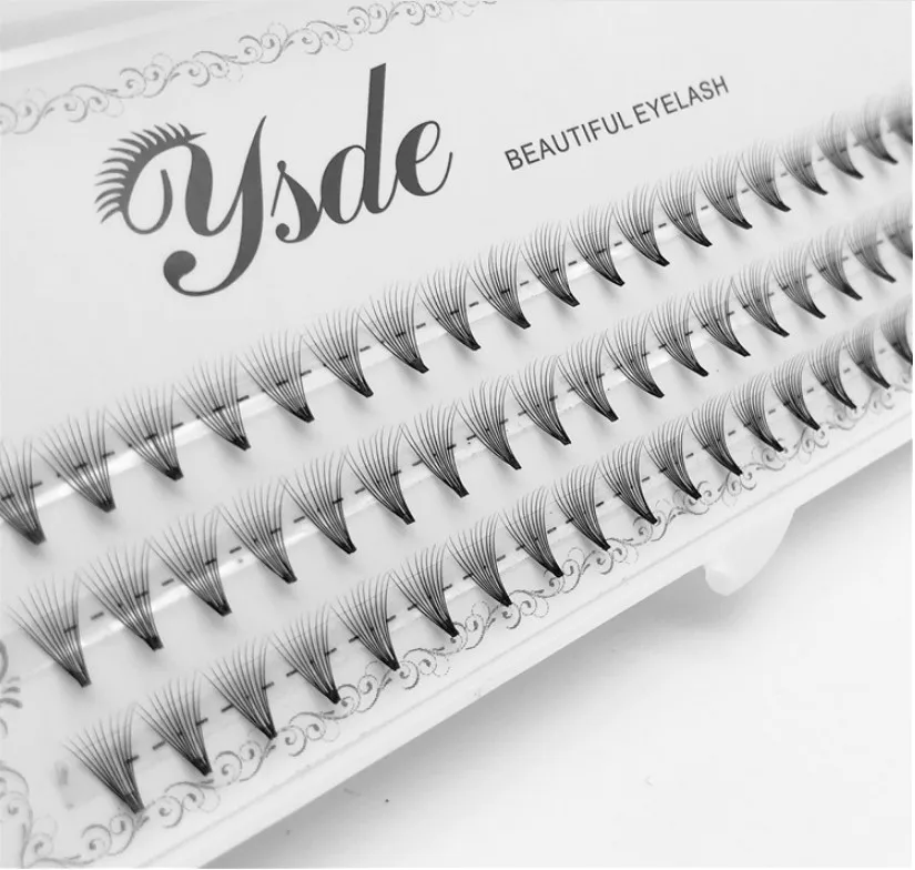 Eyelash Extension For Big Eyes - 60 demet/Set Doğal 6D Siyah 0.07mm