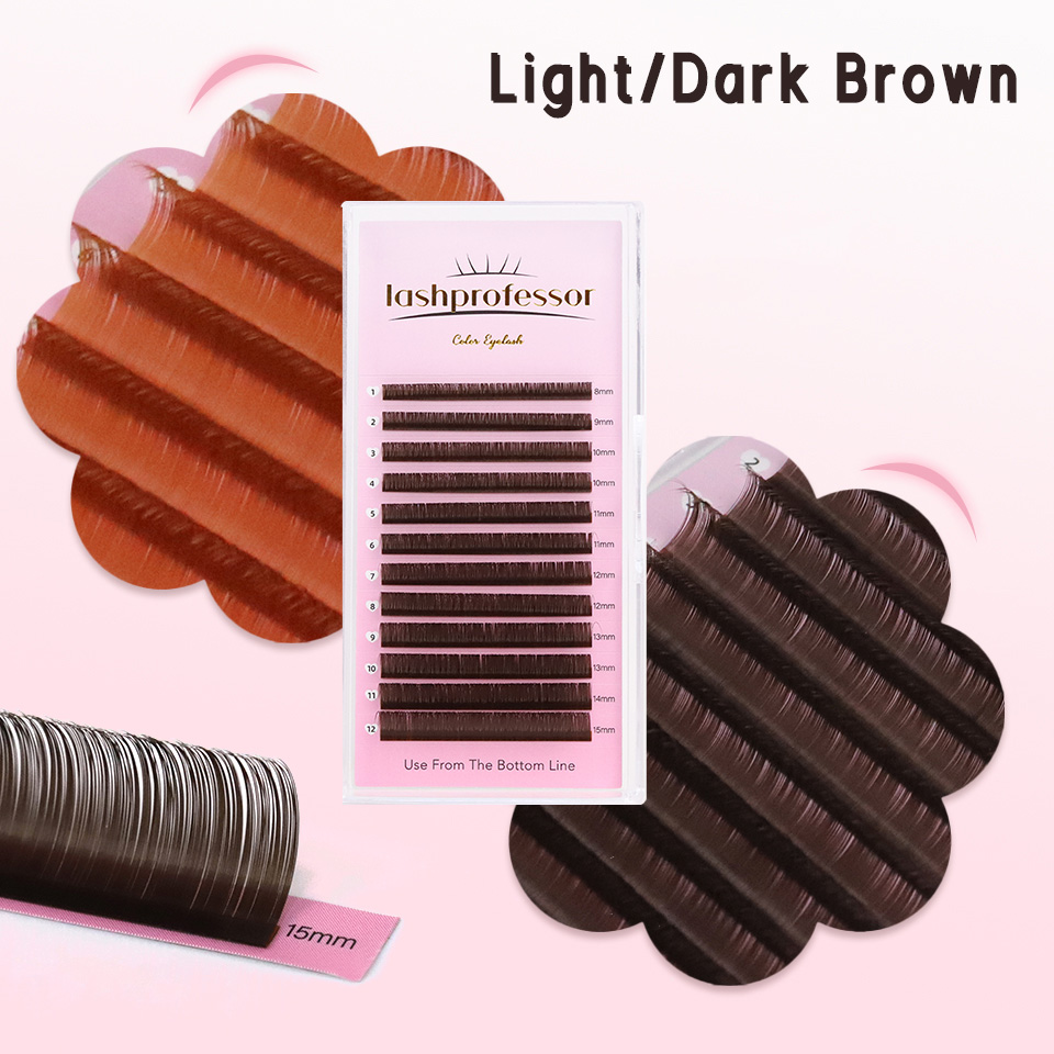 Eyelash Extension Russian Volume - Koyu Kahverengi Kirpik Uzatma 0.05 0.07mm