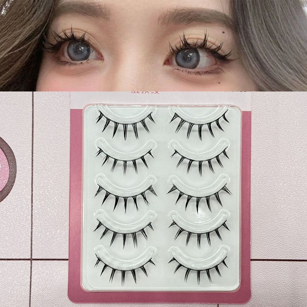 Eyelash Extension Japanese - 5 Çiftli Paket Japon Cosplay Takma