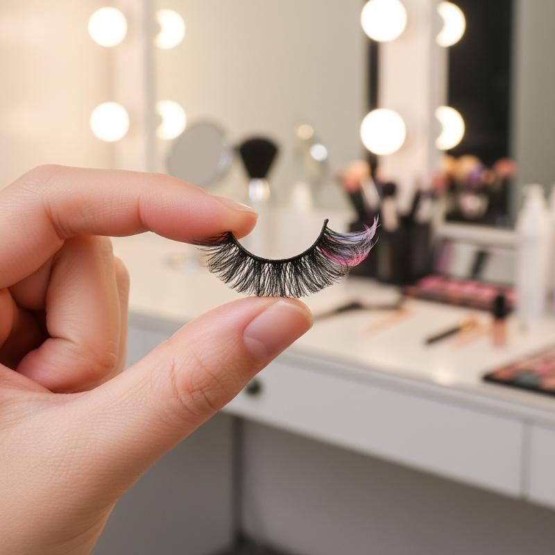 Eyelash Extension Russian Volume - 7 Çift Renkli Takma Kirpik 3D