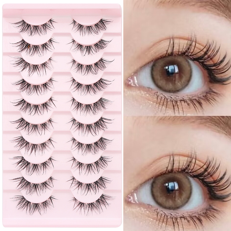 10 Çift Doğal Uzun Takma Kirpi - Eyelash Extension Japanese incelemesi ve fiyatı
