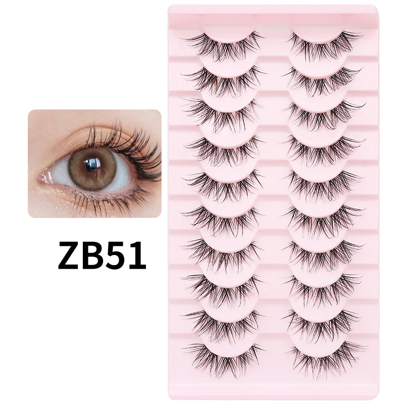 10 Çift Doğal Uzun Takma Kirpi - Eyelash Extension Japanese incelemesi ve fiyatı