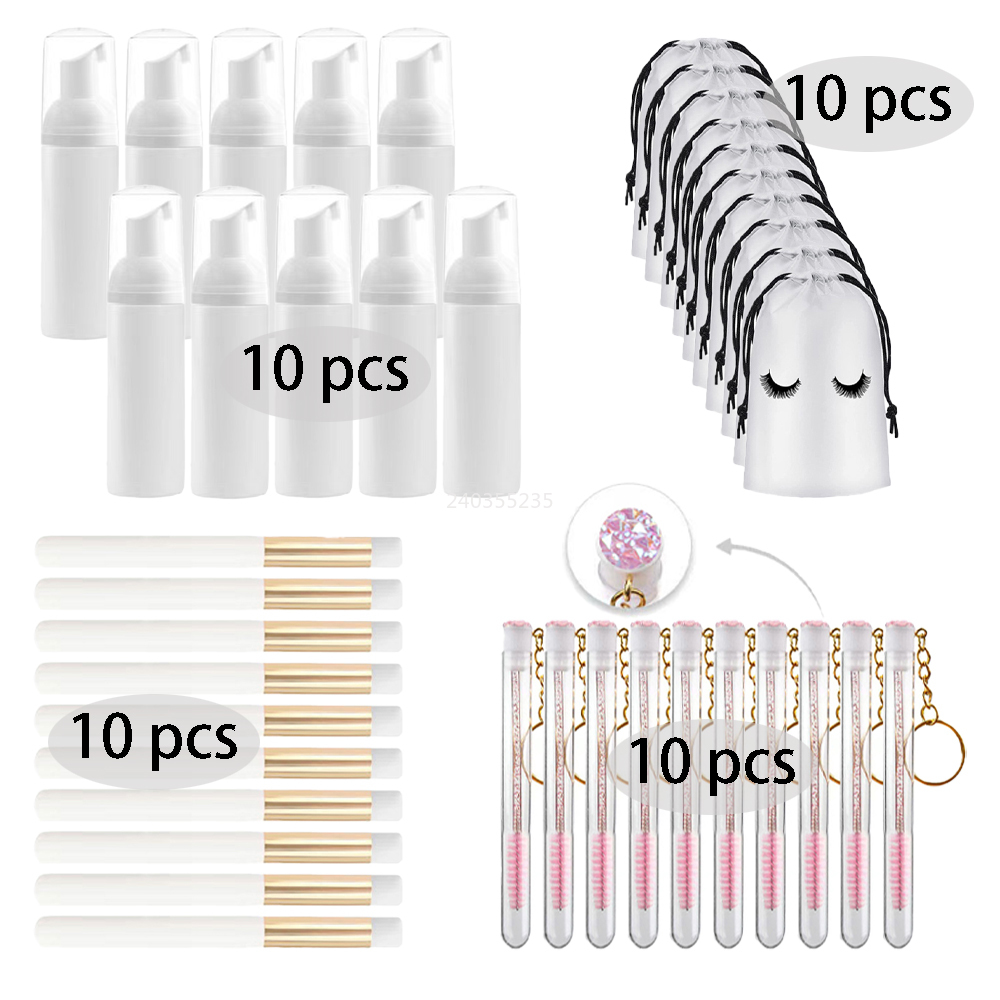 40 adet 60ml boş şişe kirpik u - Refill Eyelash Extension incelemesi ve fiyatı