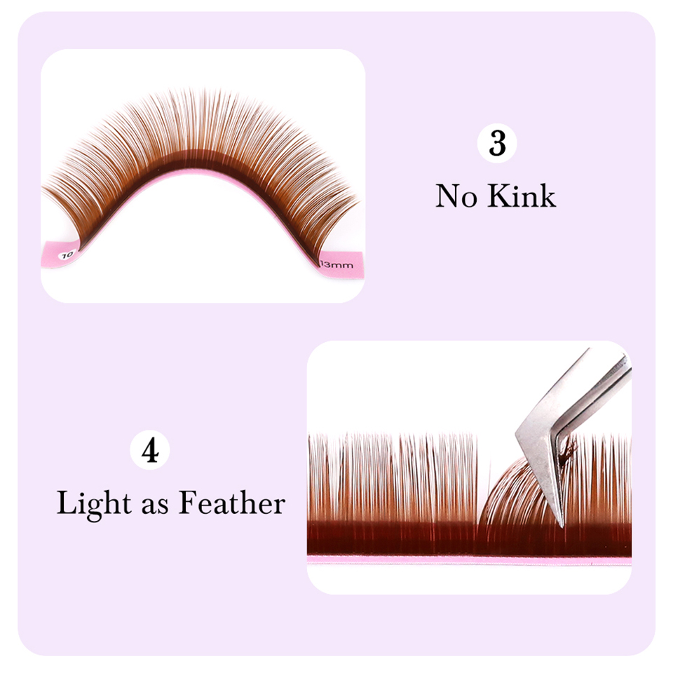 Koyu Kahverengi Kirpik Uzatma  - Eyelash Extension Russian Volume incelemesi ve fiyatı