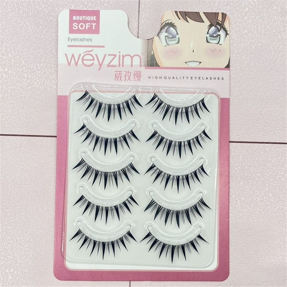 5 çift paketi japon Cosplay sa - Eyelash Extension Japanese incelemesi ve fiyatı