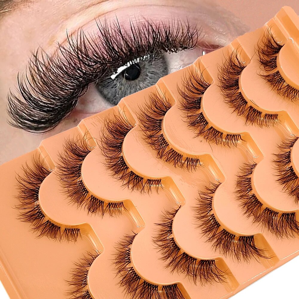 7pairs vizon kirpik görünmez b - Eyelash Extension For Big Eyes incelemesi ve fiyatı